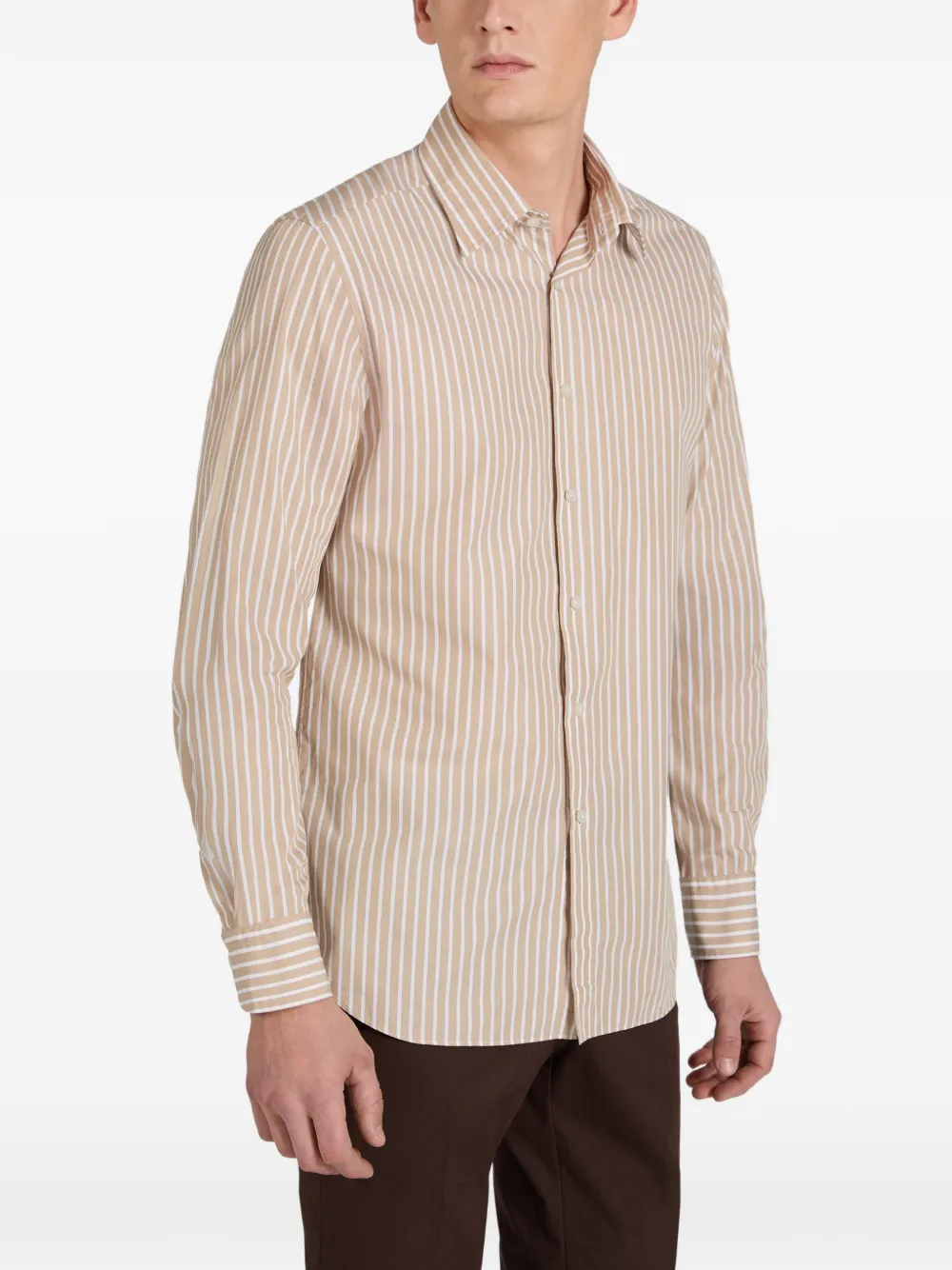  Slowear Striped Shirt - Neutrals 