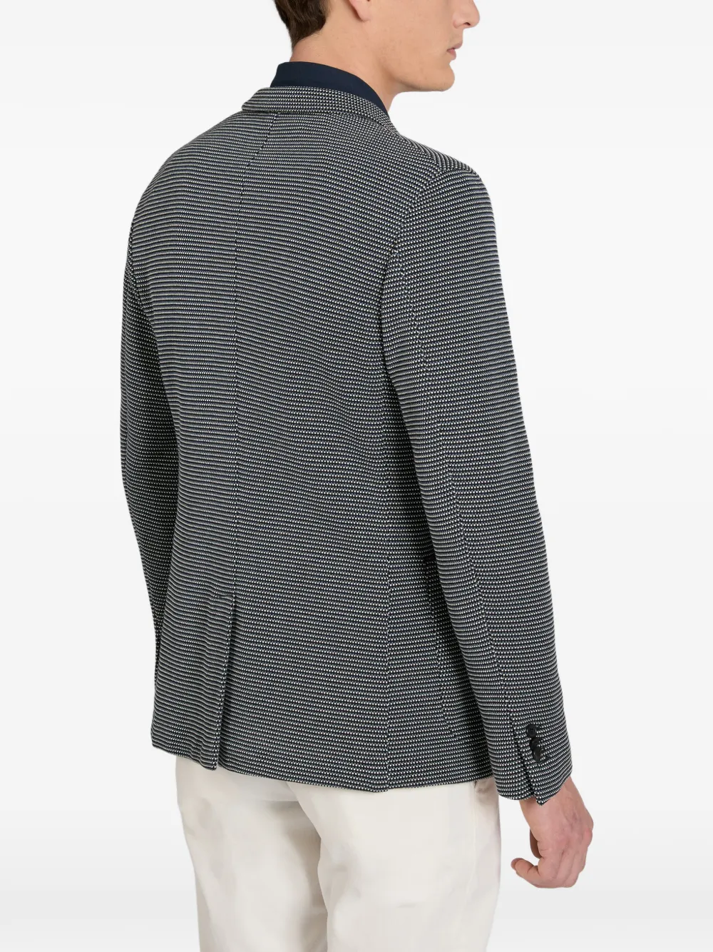 Micro-Patterned Blazer