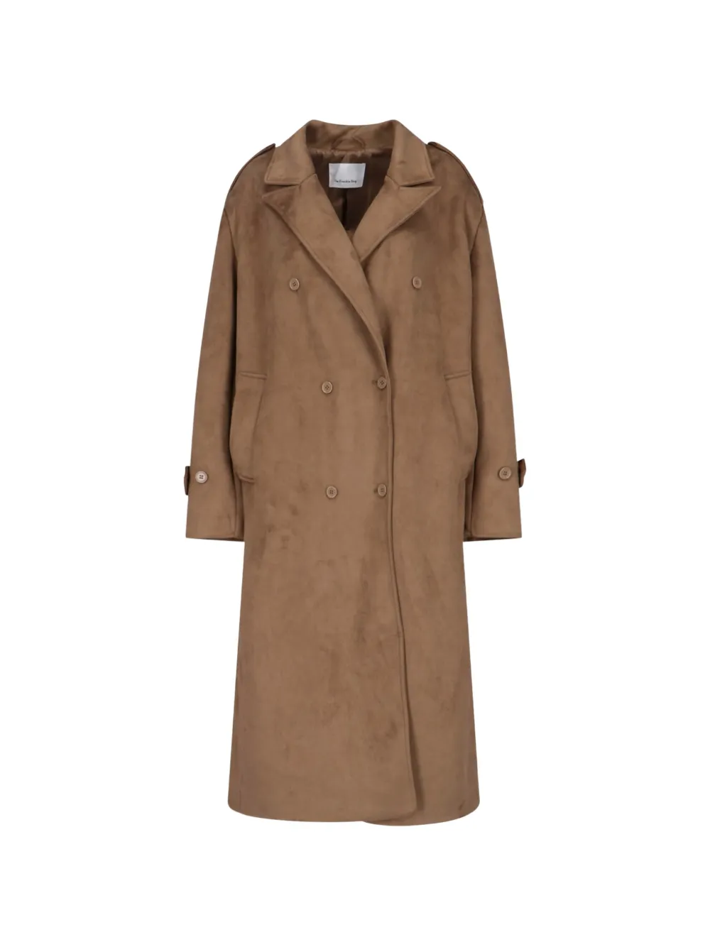 The Frankie Shop double-breasted coat - Marrone