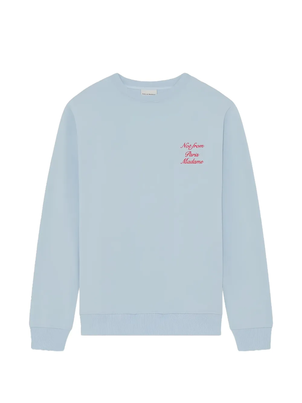 Drôle De Monsieur slogan-lettering sweatshirt - Blu