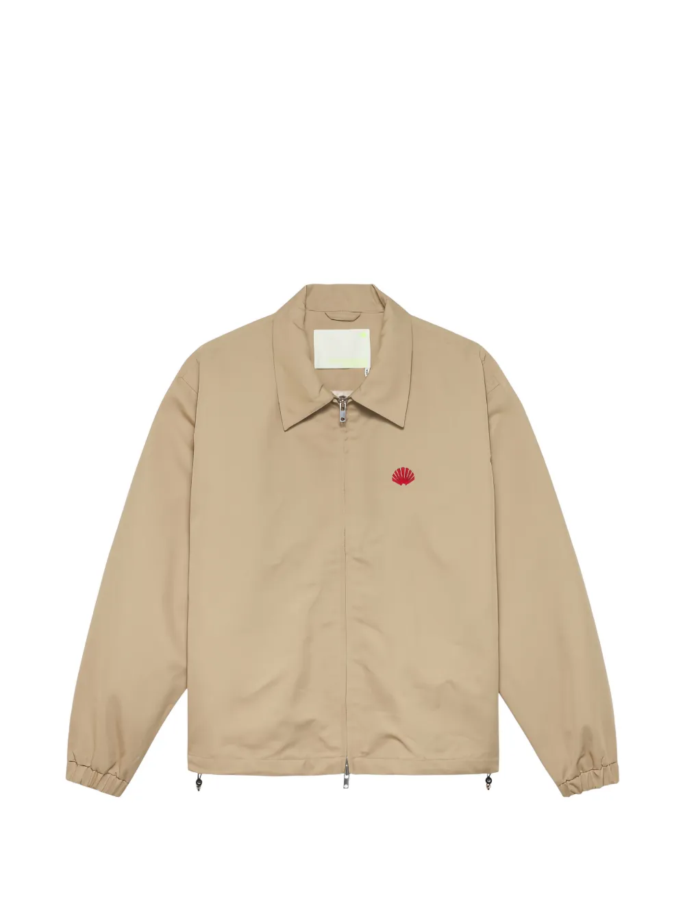 NEW AMSTERDAM logo-embroidered zip jacket - Toni neutri