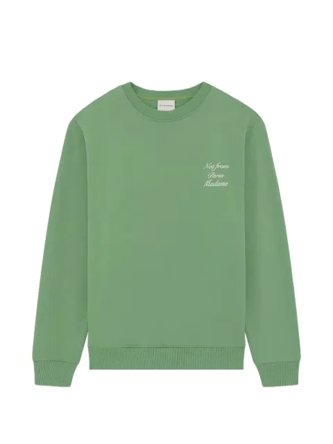 Drôle De Monsieur slogan-embroidered sweatshirt