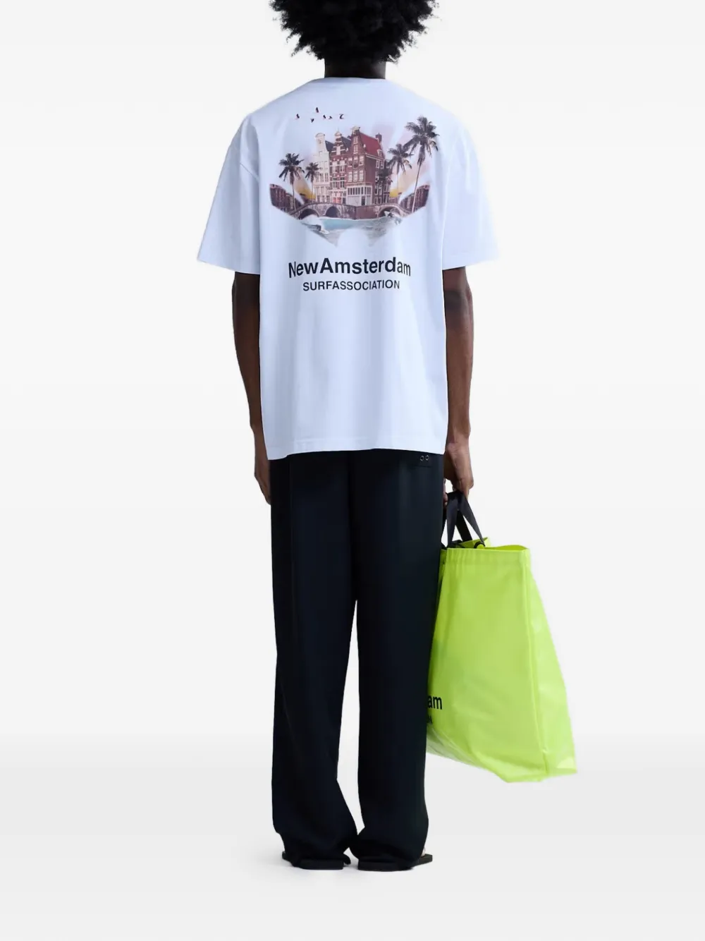 NEW AMSTERDAM T-shirt met grafische print Wit