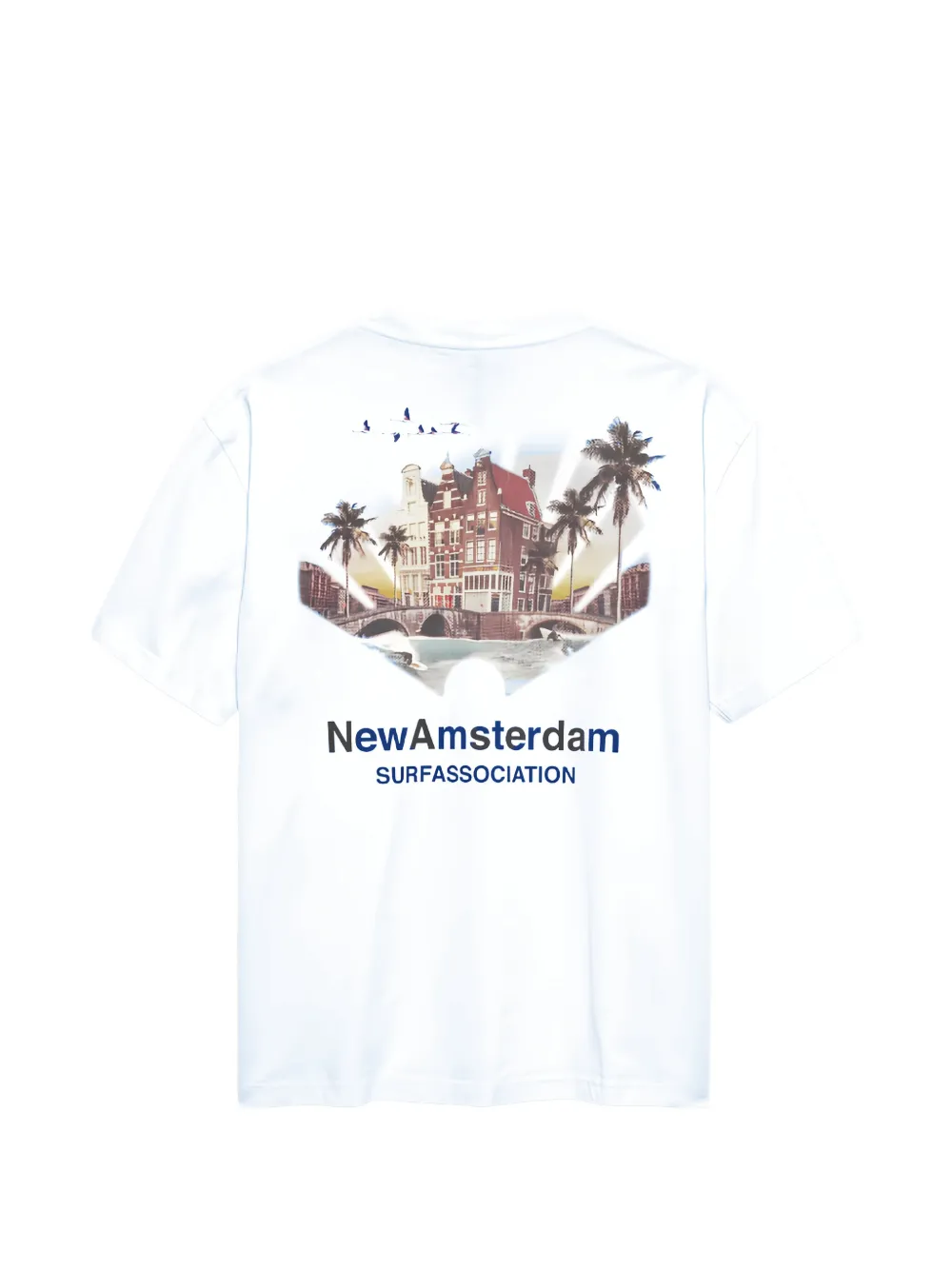NEW AMSTERDAM T-shirt met grafische print Wit
