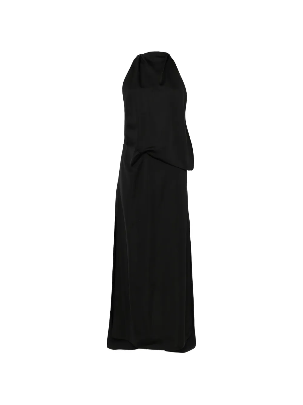 Sportmax Spsdolmen halterneck maxi dress - Nero