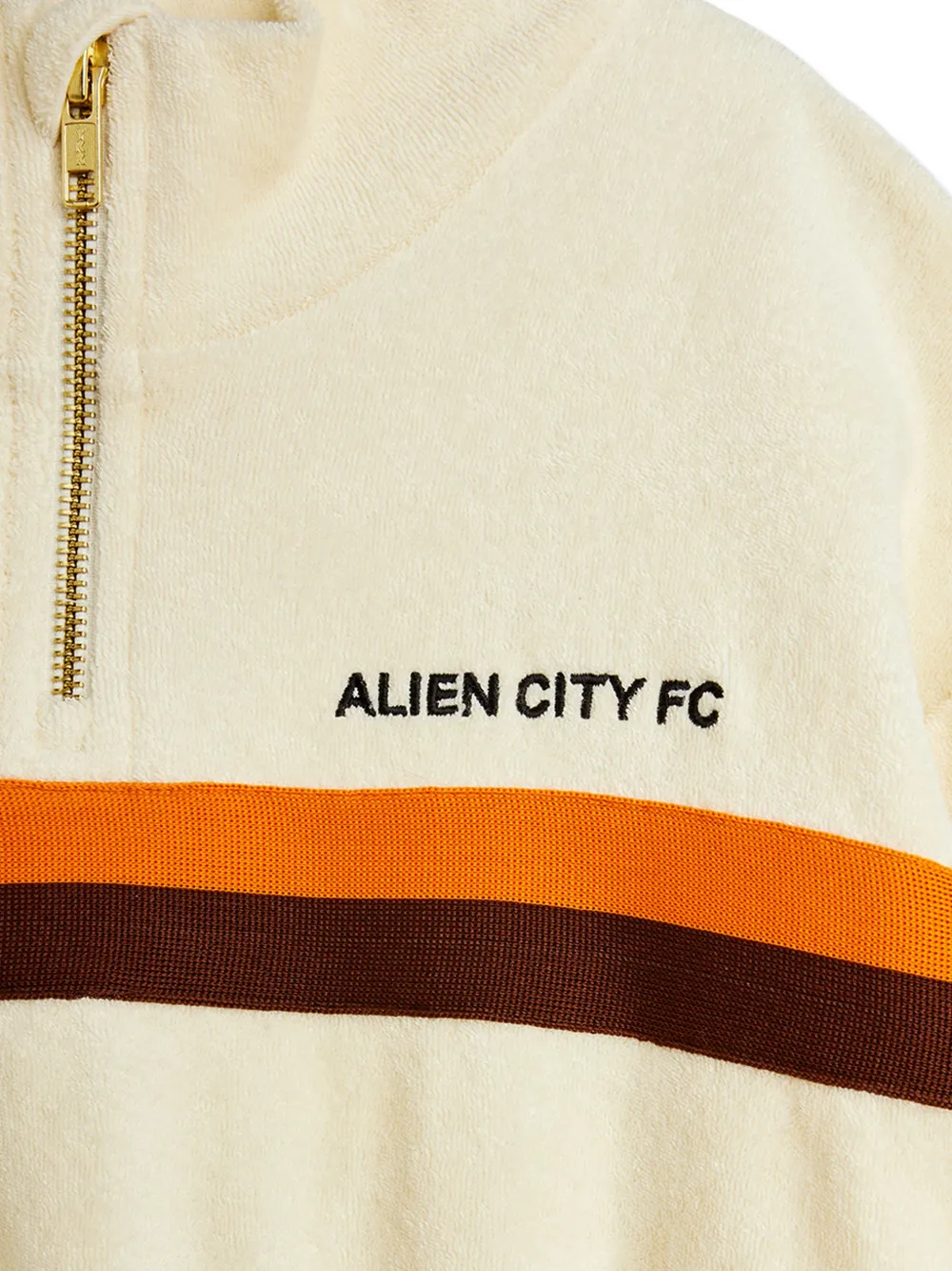  Mini Rodini Alien City Fc Sweatshirt - Neutrals 