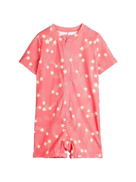 Mini Rodini Starfall star-print swimsuit