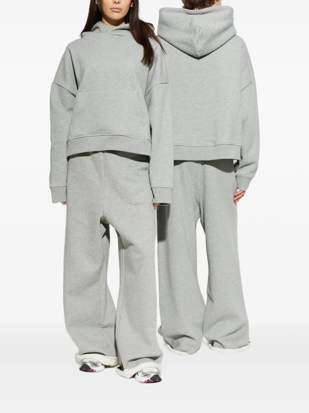 ENTIRE STUDIOS mélange-effect hoodie - Grau