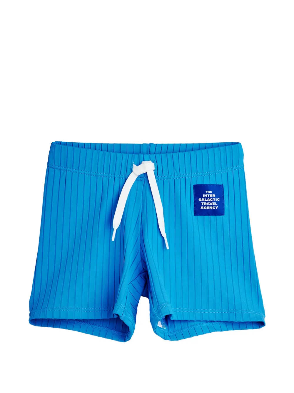 Mini Rodini ribbed drawstring swimwear - Blu