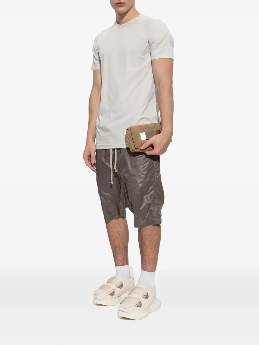 Rick Owens DRKSHDW T-shirt met ronde hals Beige