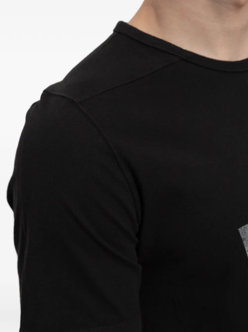 Rick Owens DRKSHDW T-shirt met print en ronde hals Zwart