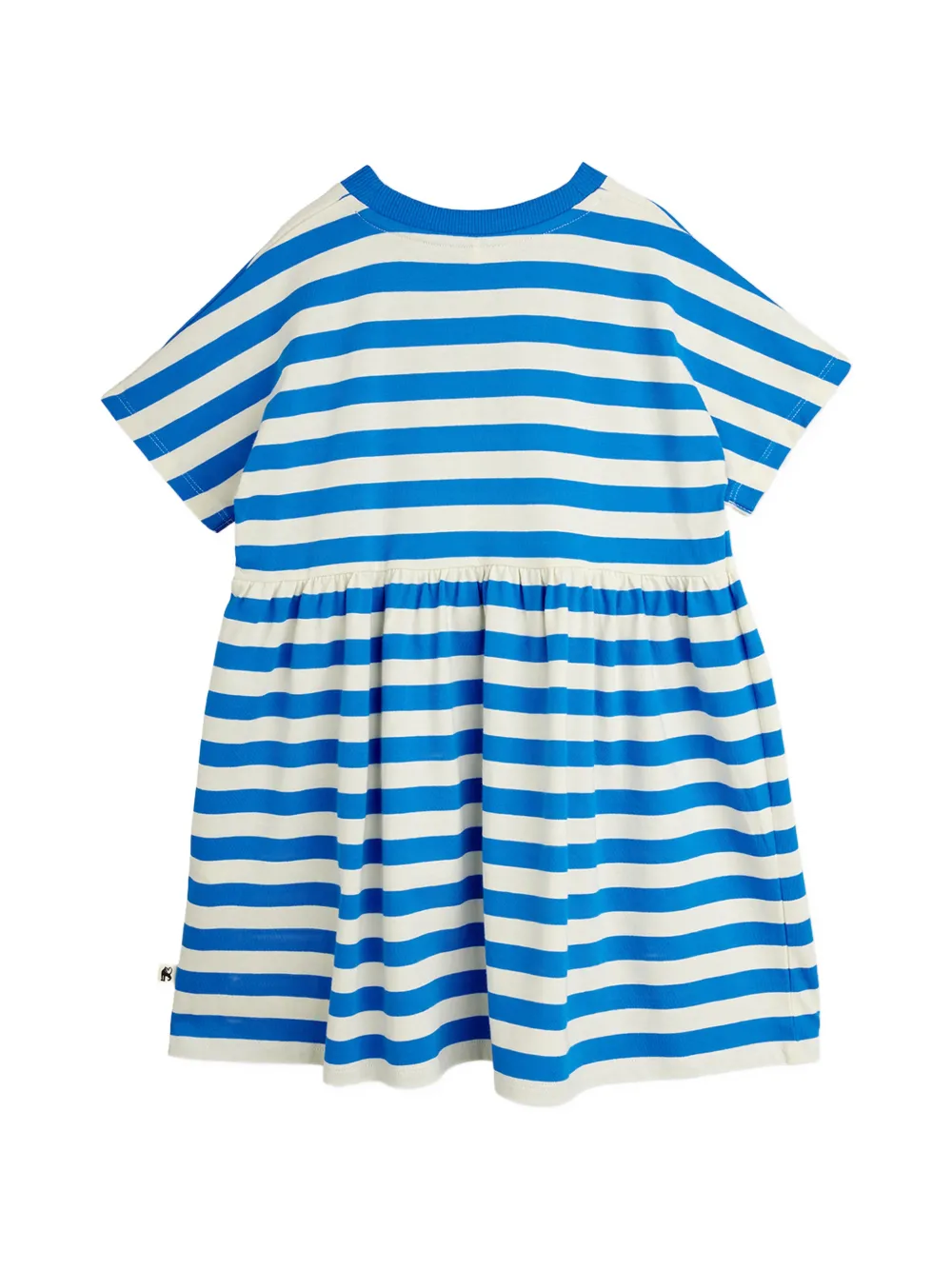  Mini Rodini Earth Striped Patch Dress - Blue 