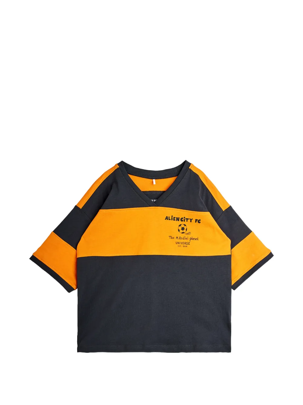 Mini Rodini Alien City FC T-shirt - Grigio