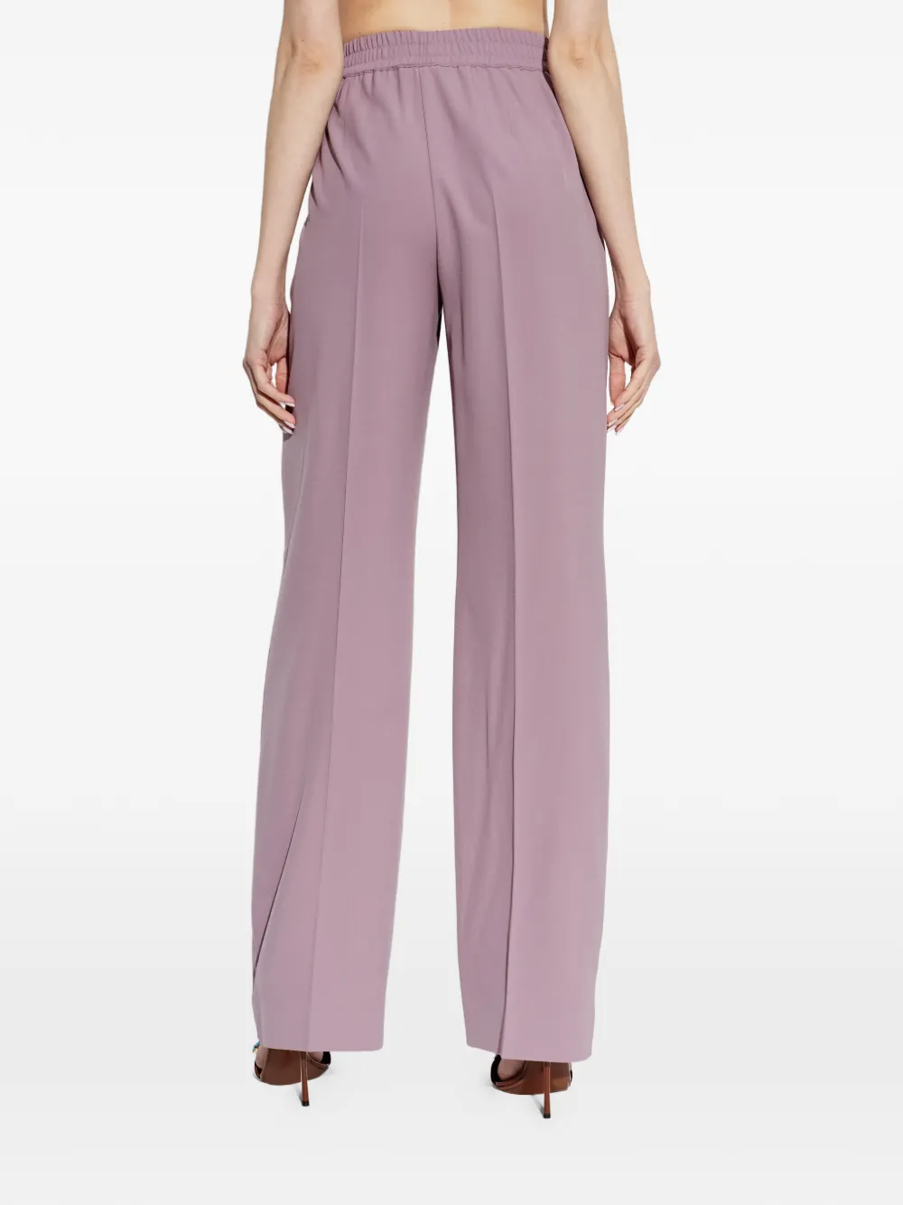 Dolce & Gabbana Broek met elastische tailleband Paars