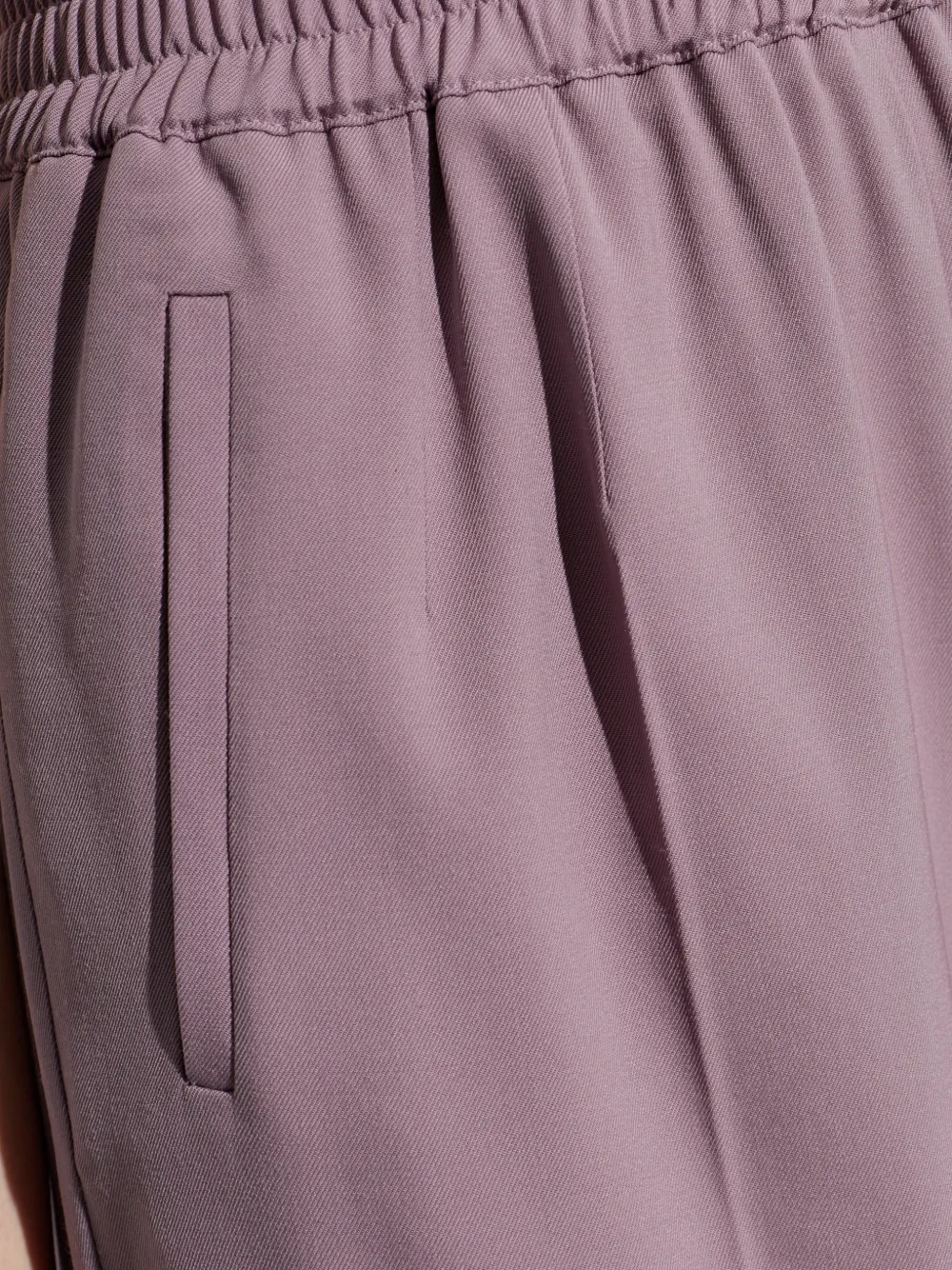 Dolce & Gabbana Broek met elastische tailleband Paars