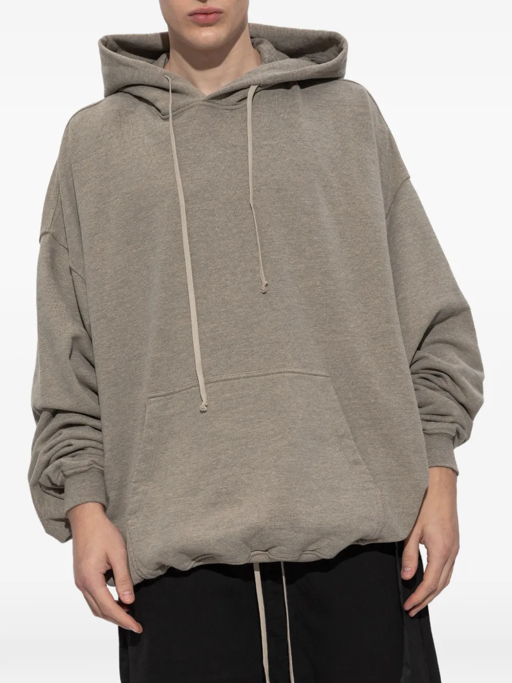 Rick Owens DRKSHDW Hun hoodie met trekkoord Grijs