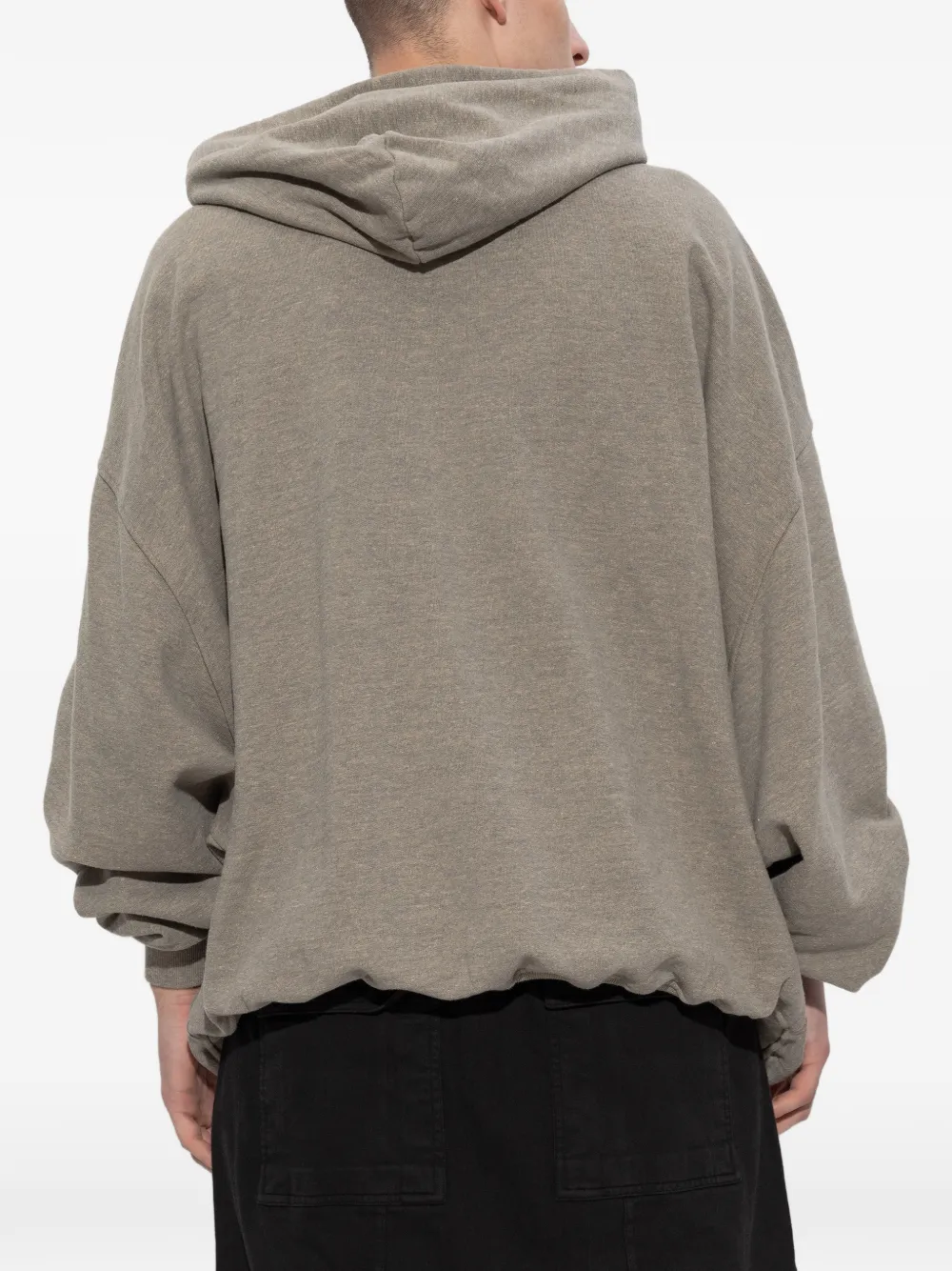 Rick Owens DRKSHDW Hun hoodie met trekkoord Grijs