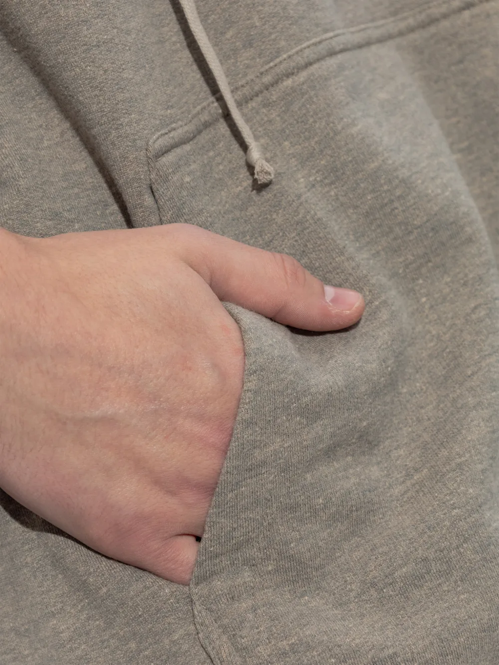 Rick Owens DRKSHDW Hun hoodie met trekkoord Grijs