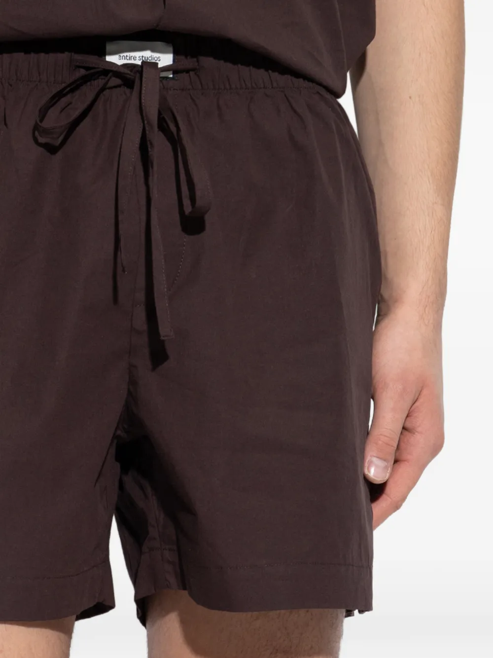 ENTIRE STUDIOS Shorts met trekkoord Bruin