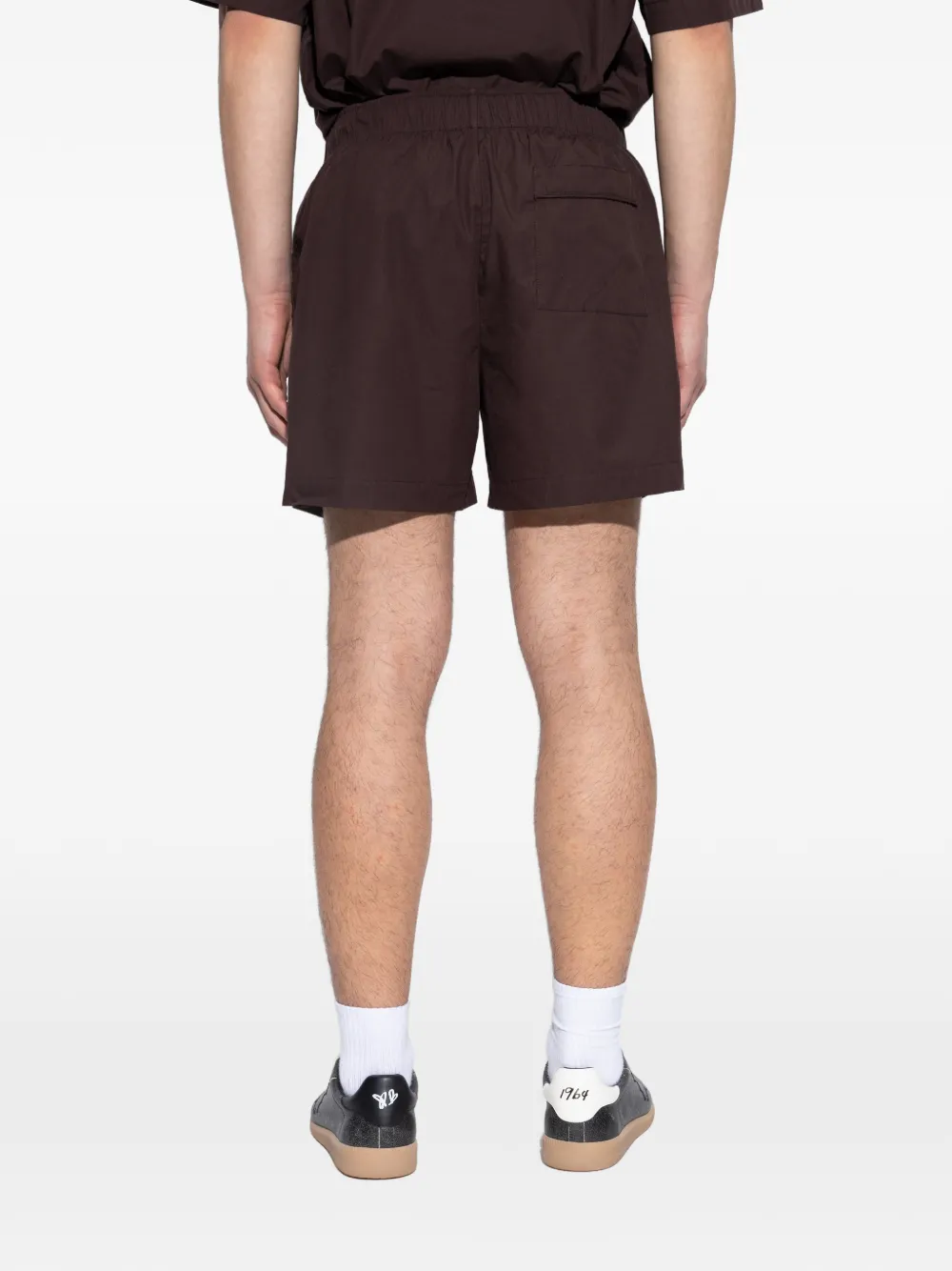 ENTIRE STUDIOS Shorts met trekkoord Bruin