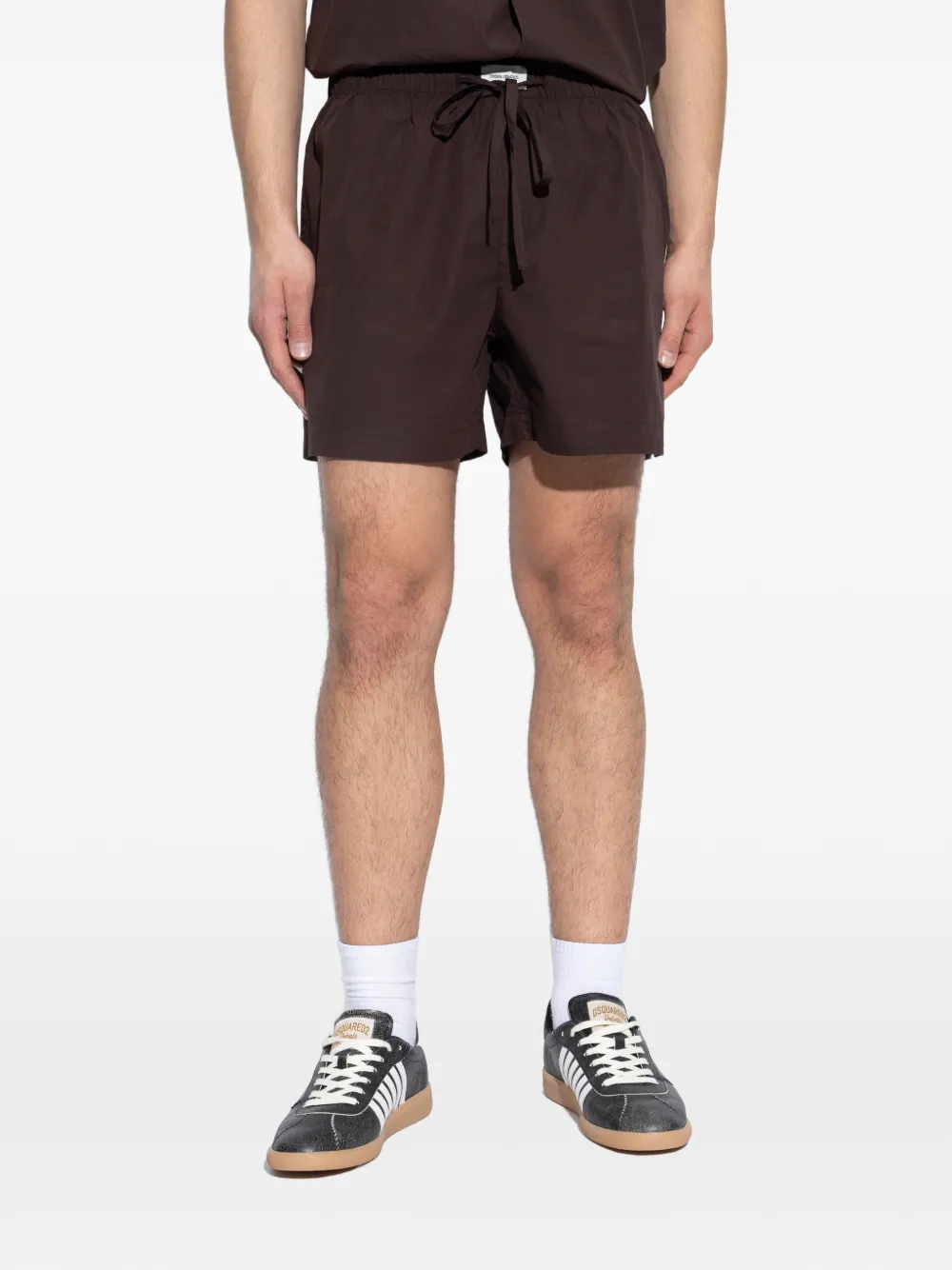  Entire Studios Drawstring Shorts - Brown 