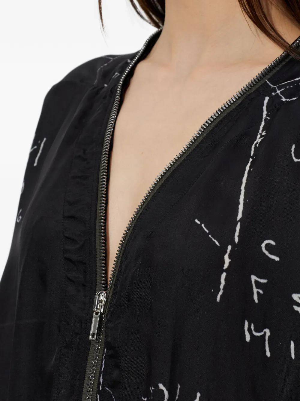Rick Owens Jack met rits Zwart