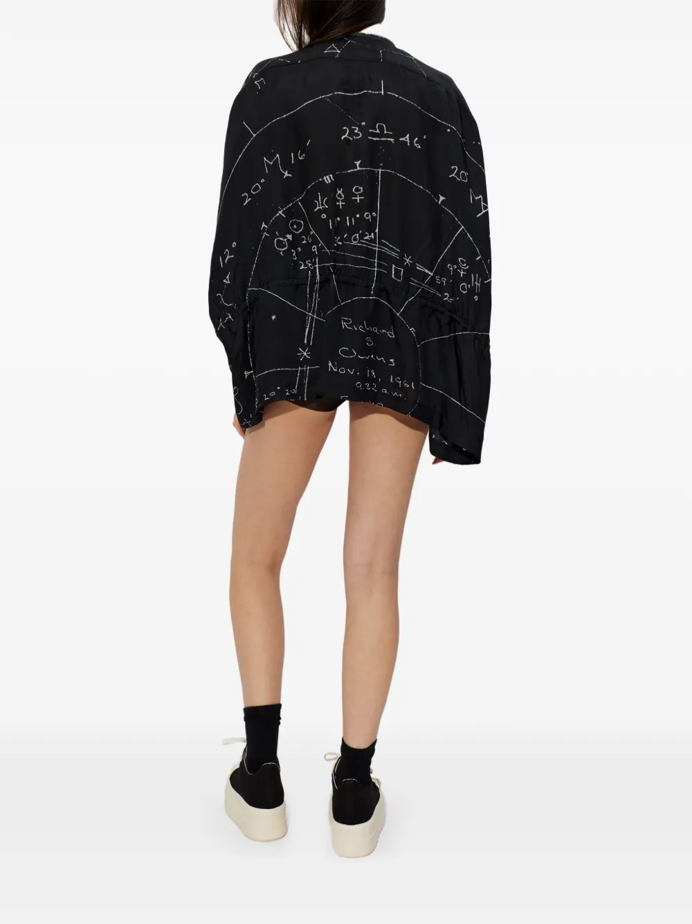 Rick Owens Jack met rits Zwart
