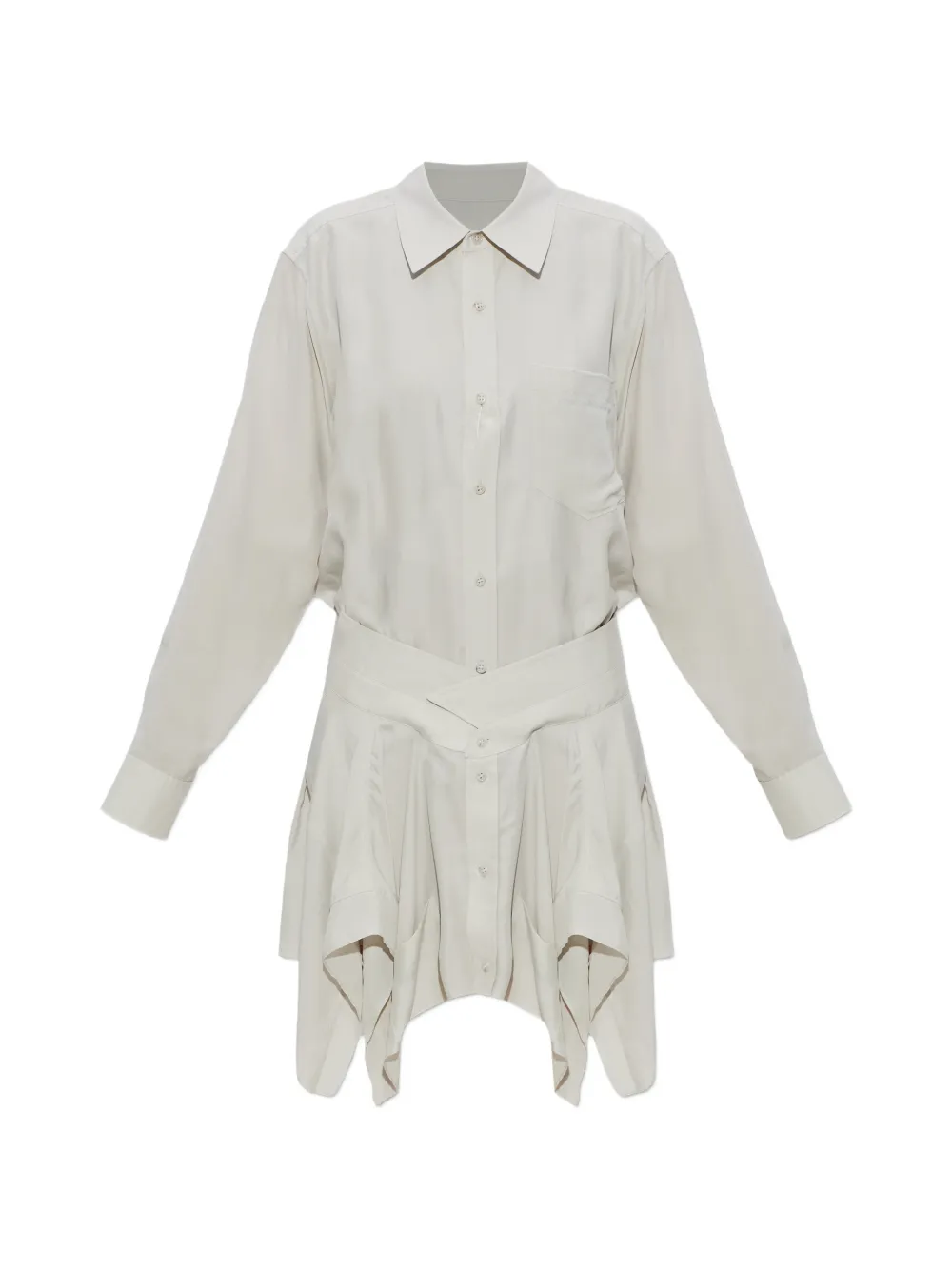 Alexander Wang shirt-style mini dress - Toni neutri