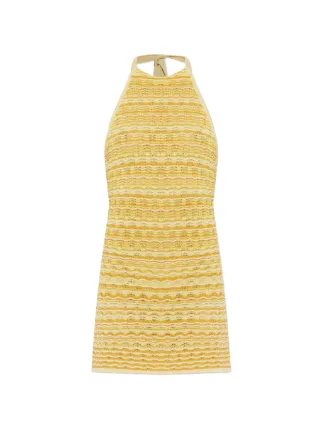 Cult Gaia Erina Knit Mini Dress | Yellow