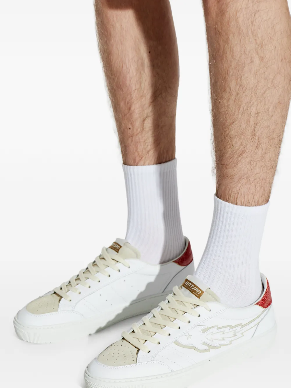 Enterprise Japan ENTJPN Jupiter Rocket sneakers met vleugeldetail Wit