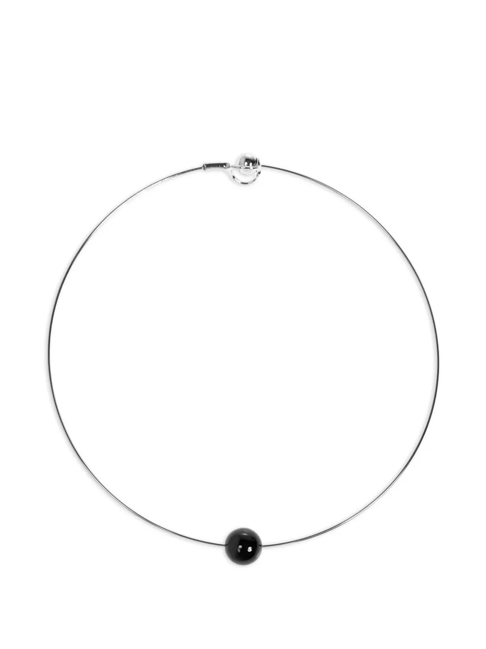 LEMAIRE sphere-pendant necklace - Argento