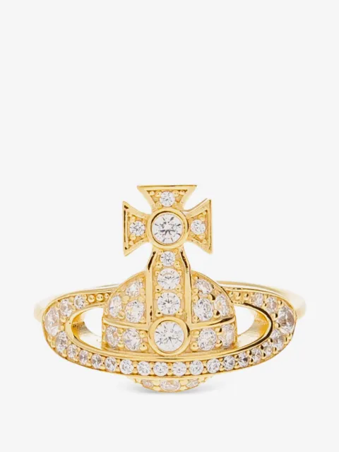 Vivienne Westwood Little Orb ring met juwelen