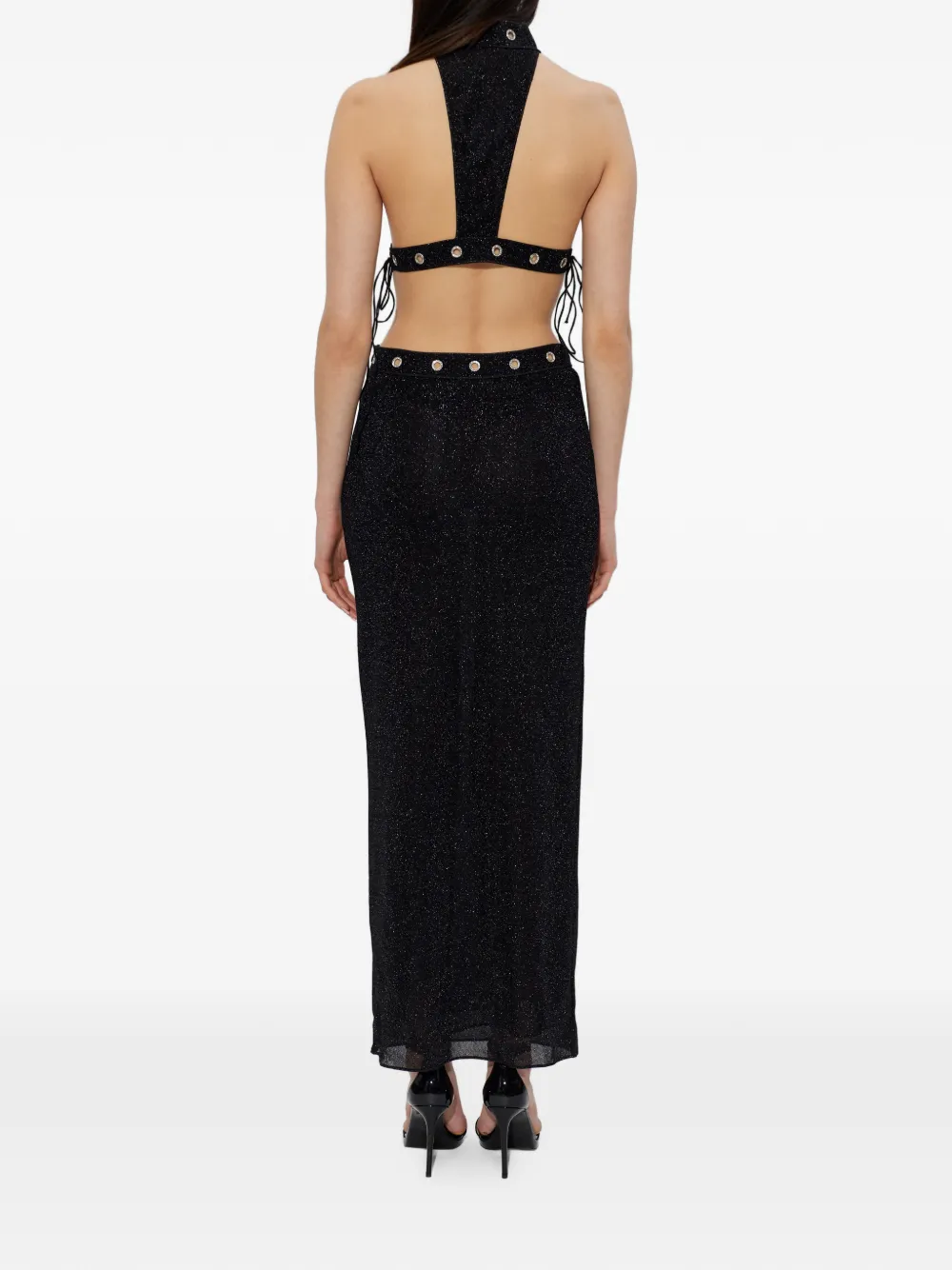 Oséree Maxi-jurk met halternek Zwart