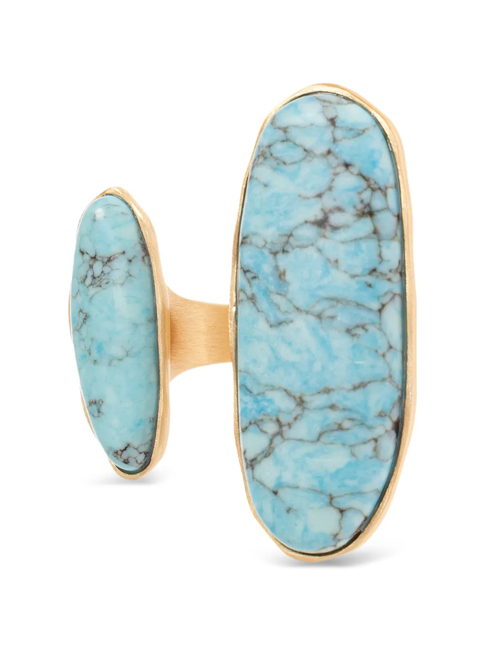 Cult Gaia Ami turquoise ring - Oro