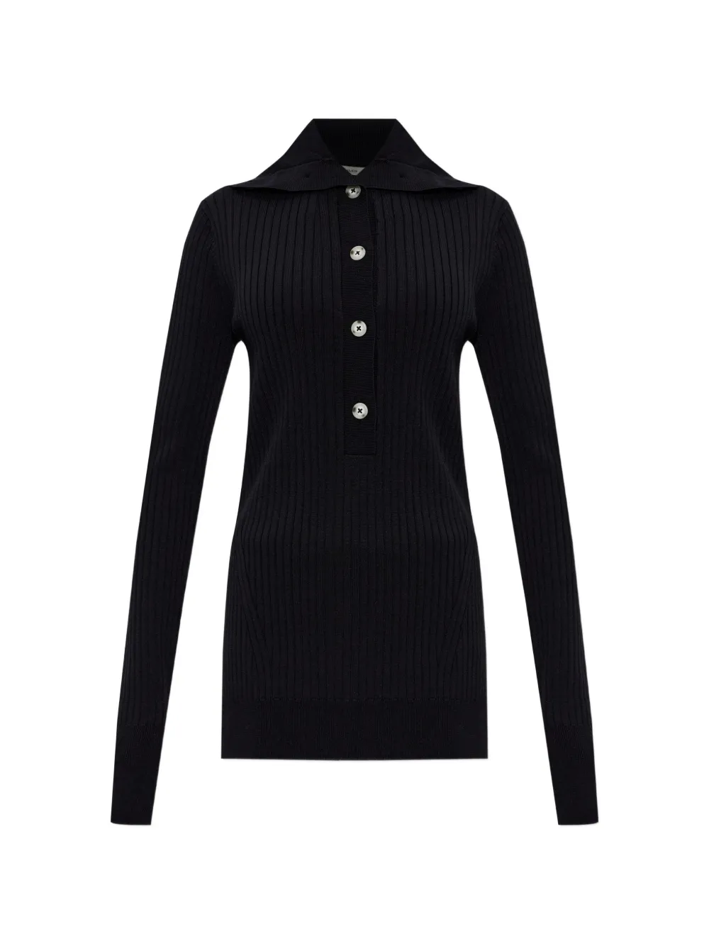 ENTIRE STUDIOS button-up polo top - Nero