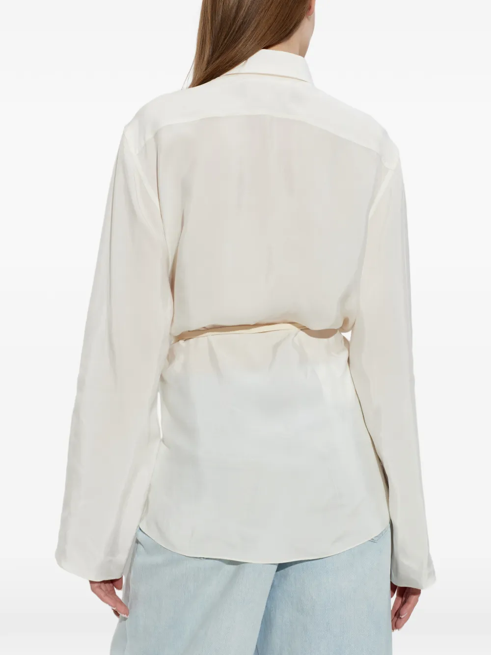 tie-waist shirt