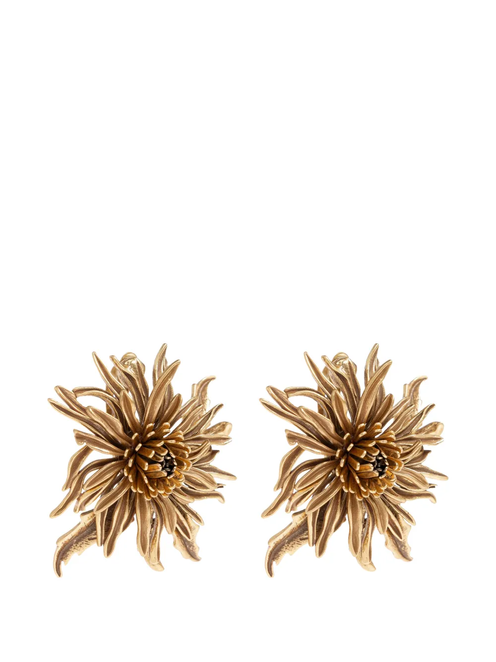Cult Gaia Octvaia floral-shape earrings - Oro