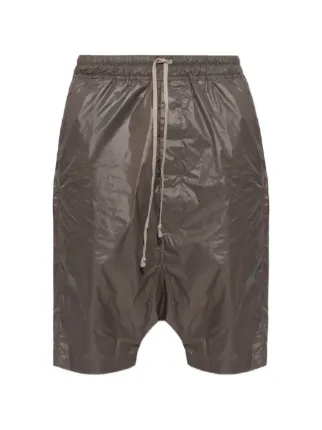 Rick Owens DRKSHDW Drawstring Pods Shorts | Grey | FARFETCH AO