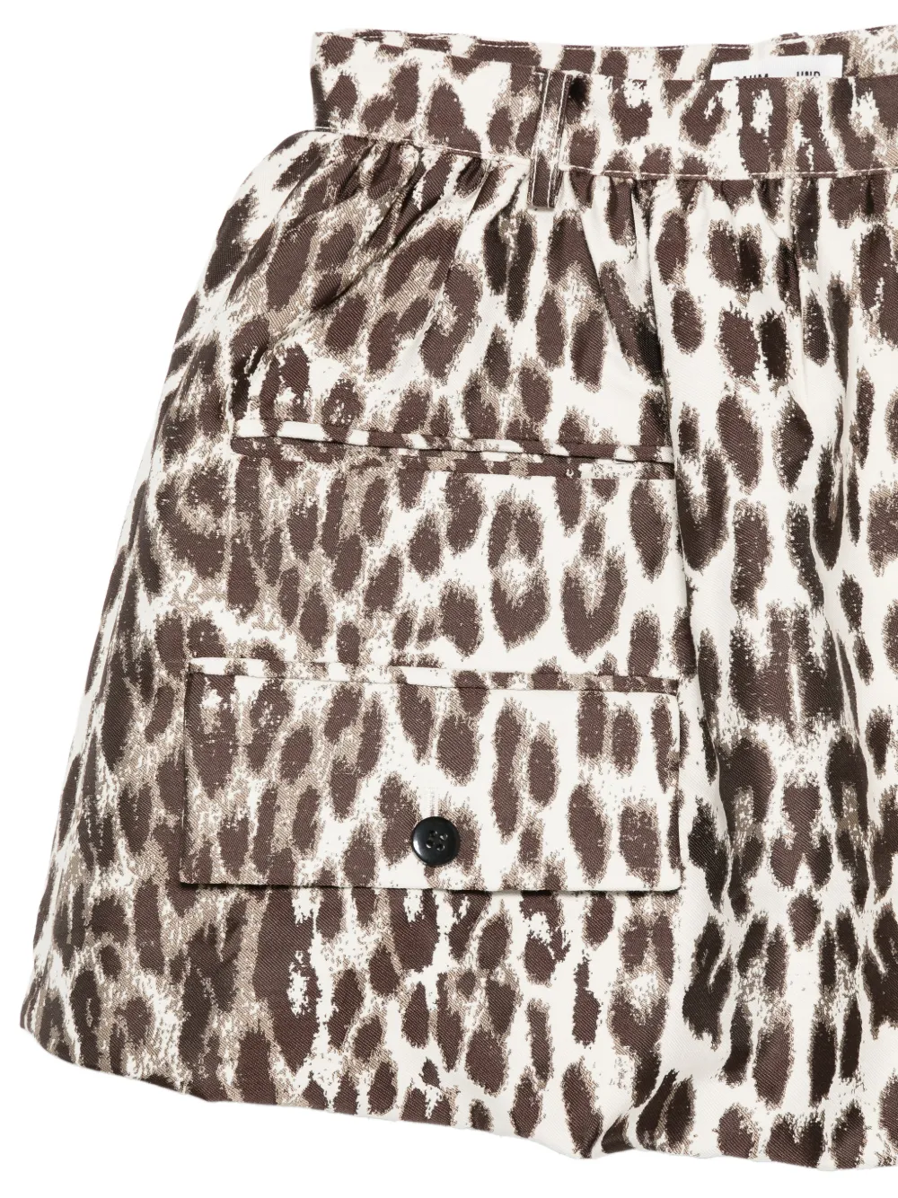  Baum Und Pferdgarten Samaya Leopard Pocket Skirt - Neutrals 