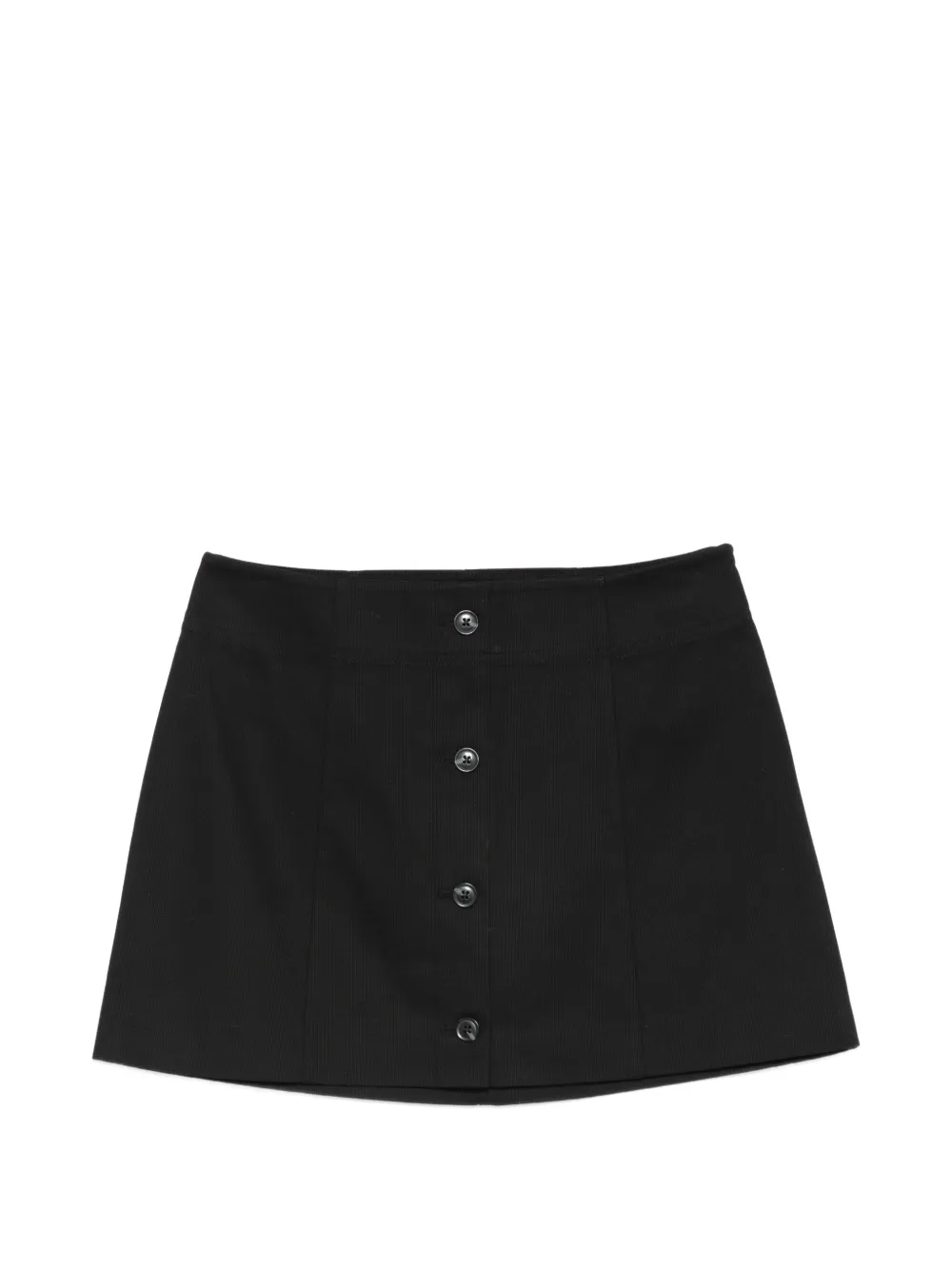 SAMSOE SAMSOE Sabonnie buttoned mini skirt - Nero