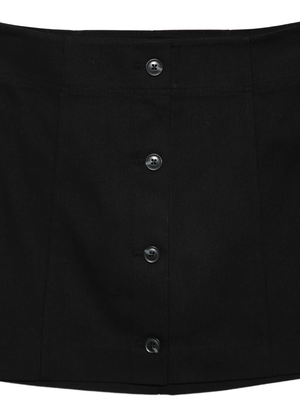  Samsoe Samsoe Minifalda Sabonnie Con Botones - Negro 