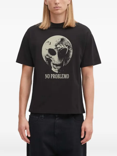 NO PROBLEMO Dead Planet graphic crew-neck T-shirt
