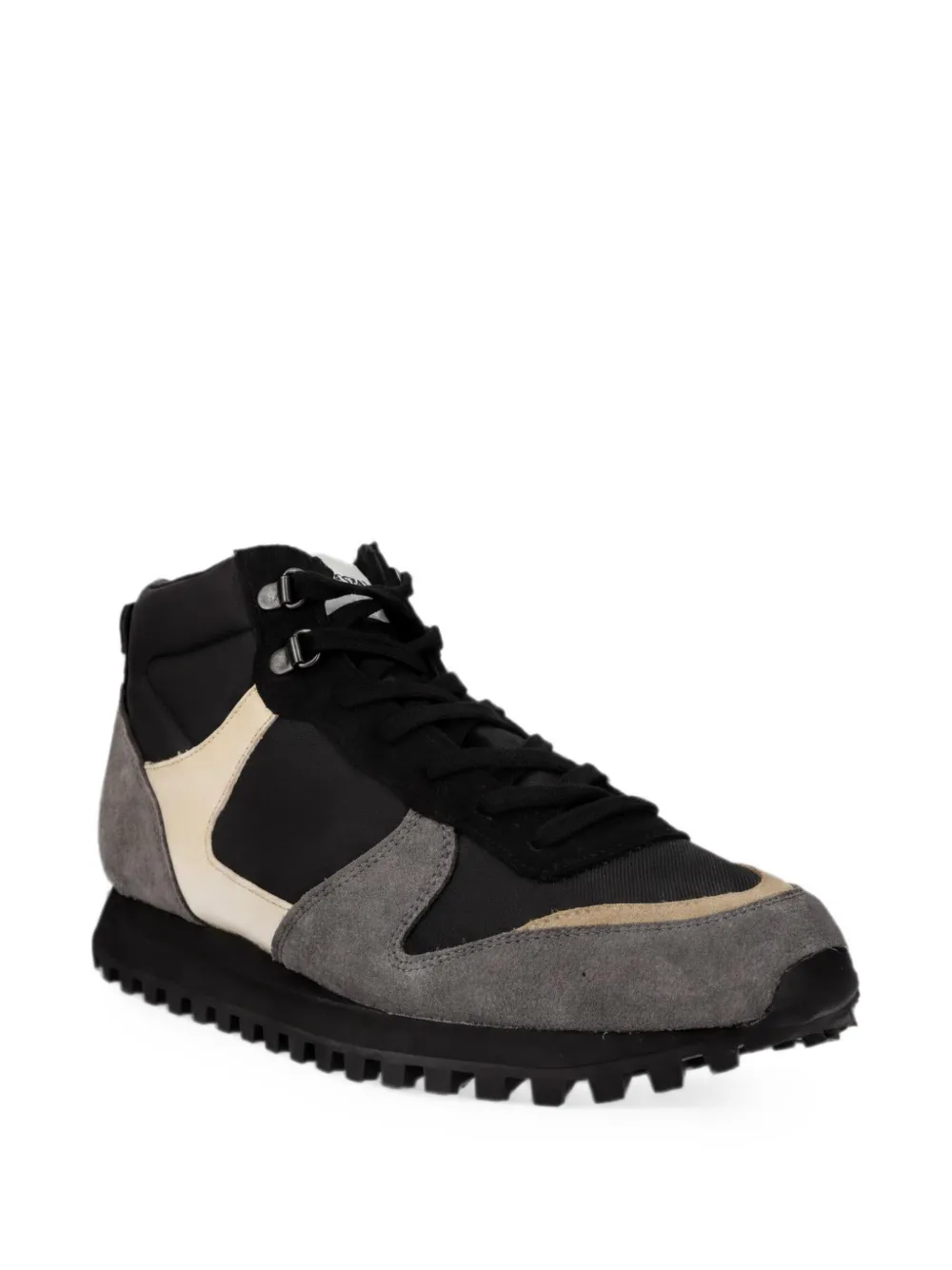 Novesta High-top sneakers met vlakken Zwart