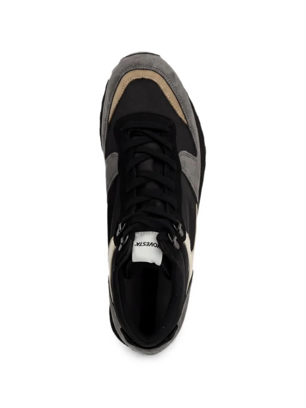Novesta High-top sneakers met vlakken Zwart