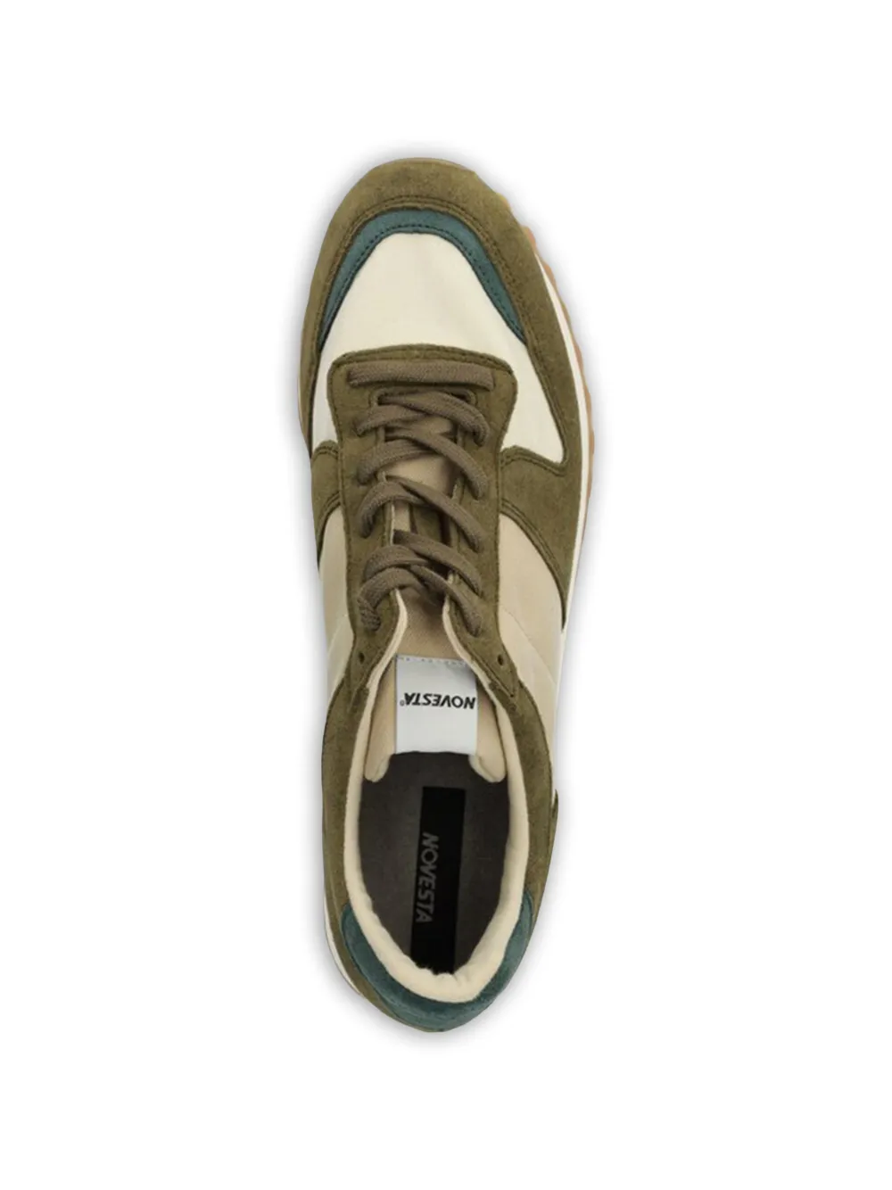Novesta Sneakers met vlakken Groen