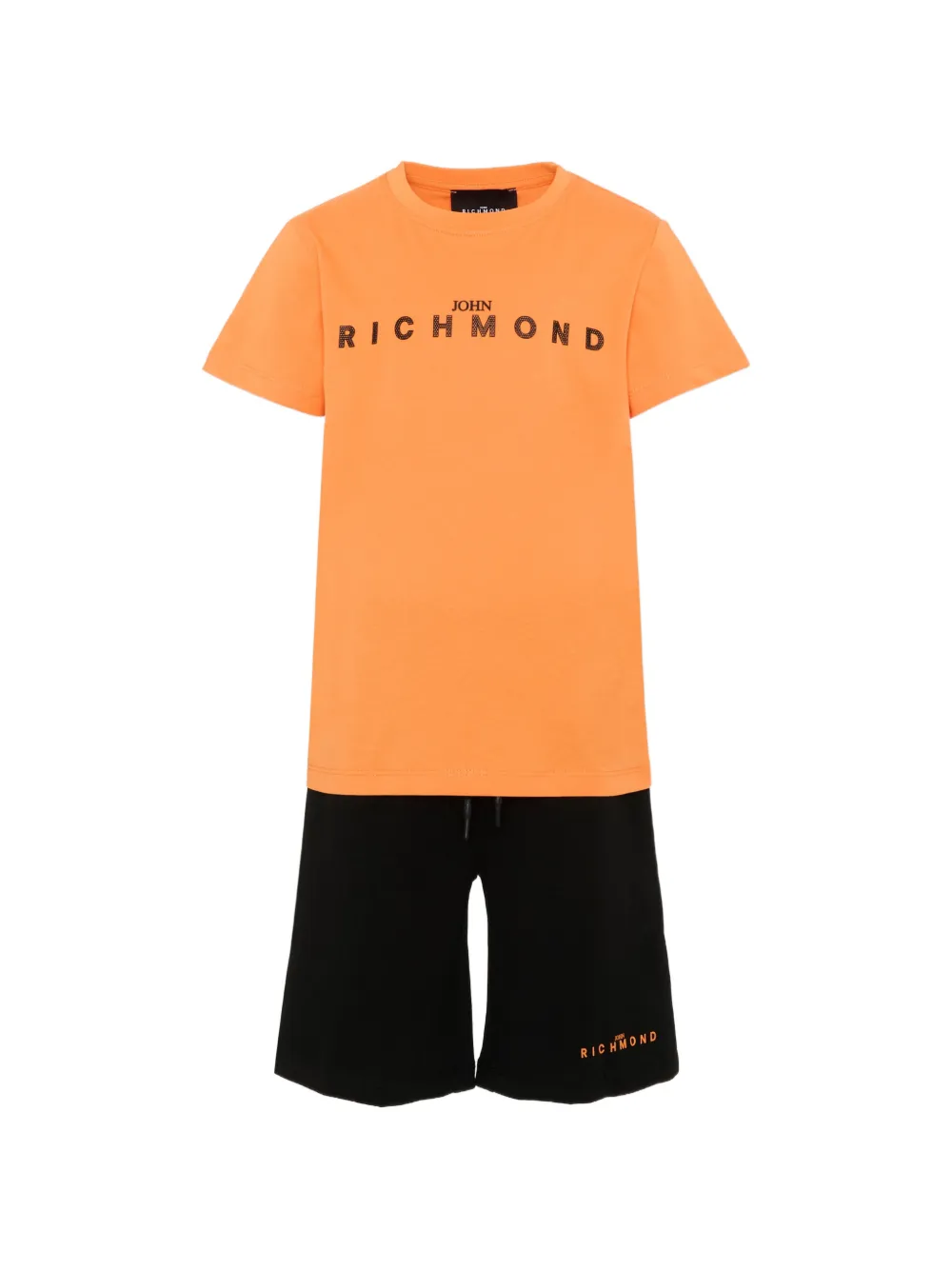 John Richmond Junior printed short-sleeve set - Arancione