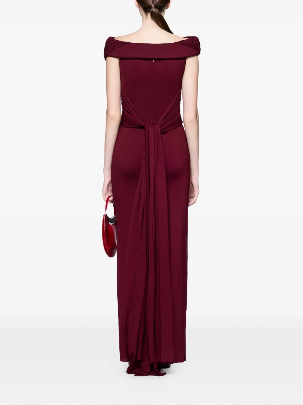 CHATS BY C.DAM Meriel maxi-jurk Rood