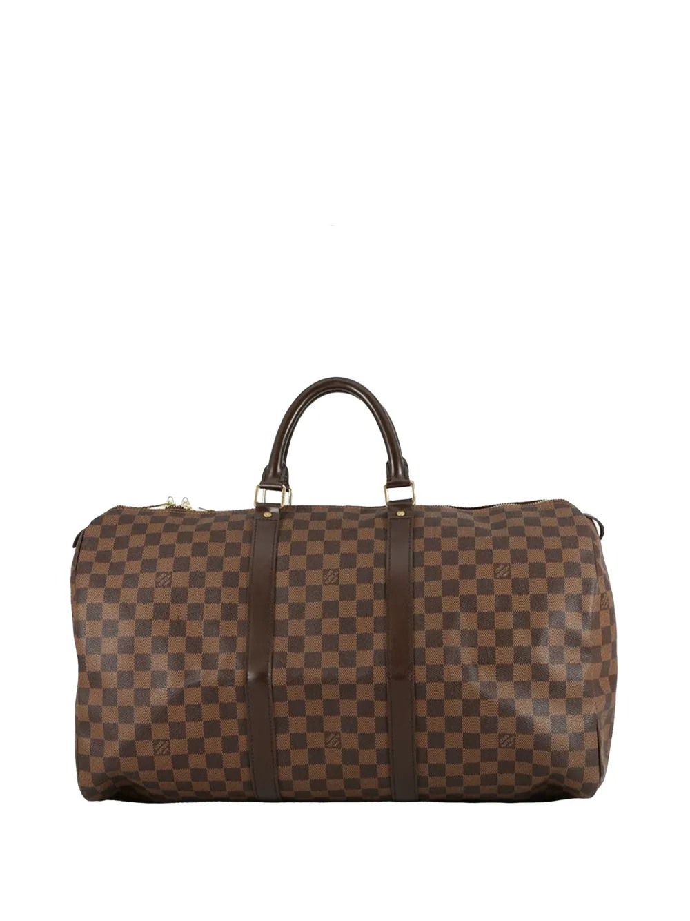 Louis Vuitton Pre-Owned 2009 Damier Ebene Keepall 50 travel bag - Braun