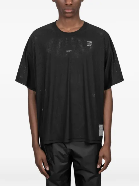 Satisfy Camiseta decote careca