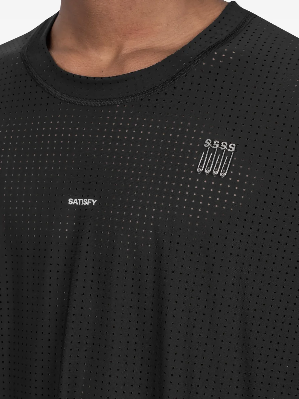 Satisfy Space-O™ performance T-shirt Zwart